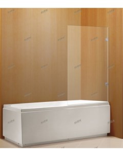 Шторка для ванны Fort A2 10353 8 800х1400 прозрачное стекло 8мм профиль хром Avek