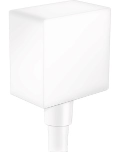 Шланговое подключение Fixfit Square 26455700 матовый белый Hansgrohe