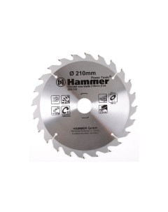 Диск пильный Flex 205 115 CSB WD 210ммх24х30 20мм по дереву Hammer