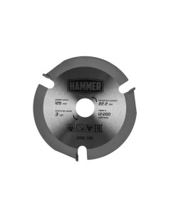 Пильный диск Flex 205 136 CSB WD 125ммх3х22 2мм по дереву для УШМ Hammer