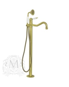 Смеситель для ванны с душем Oxford ML OXF 6360 DO напольная золото Migliore