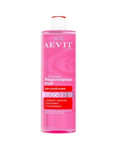 Мицеллярная вода Розовая для тусклой и сухой кожи AEVIT 400 мл Librederm