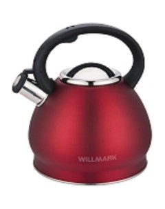 Чайник на плиту WTK 4221SS красный Willmark