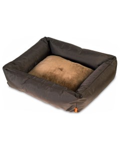 Лежак для животных Лэйзи коричневый 90х70см 2 Happy puppy