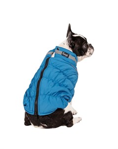 Куртка на молнии для собак Французский бульдог 5 4XL синий унисекс Rurri