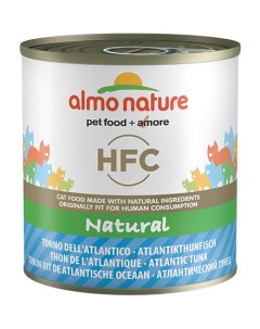 Консервы Алмо Натюр для кошек с Атлантическим Тунцом цена за упаковку Almo nature