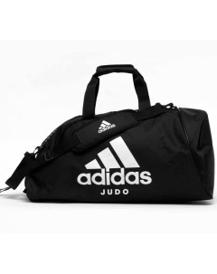 Сумка рюкзак Training 2 in 1 Bag Judo M черно белая Adidas