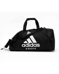 Сумка рюкзак Training 2 in 1 Bag Karate L черно белая Adidas