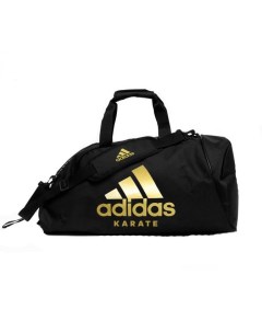 Сумка рюкзак Training 2 in 1 Bag Karate S черно золотая Adidas