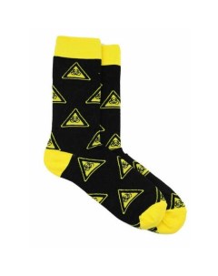 Носки Radiation 40 45 черный Krumpy socks