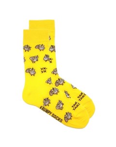 Носки Wow Совы 35 40 желтый Krumpy socks