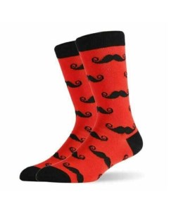 Носки Усики 40 45 красный Krumpy socks
