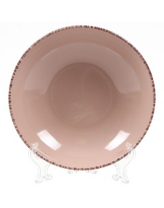 Тарелка суповая керамика 20 см круглая Эдже Daniks