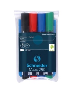 Набор маркеров для белых досок и флипчартов Schneider
