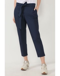 Хлопковые прямые брюки с поясом Esprit casual