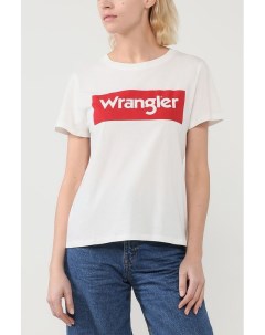 Хлопковая футболка с логотипом Wrangler