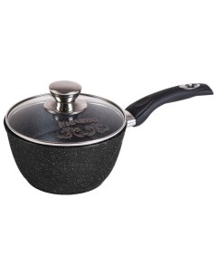 Ковш Гранит Black 1,7л со стеклянной крышкой, арт. 82802 Мечта