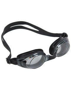 Очки для плавания серия Регуляр черные цвет линзы серый SF 0392 Bradex