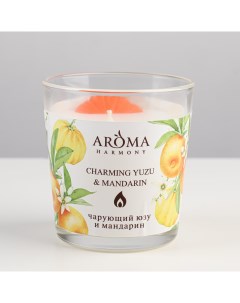 Свеча ароматическая юзу и мандарин 140 г Aromantique