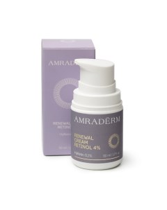 Крем омолаживающий для лица с ретинолом Renewal Cream Retinol 4 50 Amraderm
