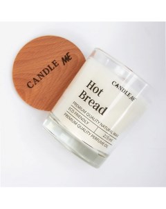 Свеча ароматическая из натурального воска с деревянным фитилем Hot Bread Хлеб 225 Candle me