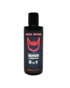 Супер очищающий гель для лица и бороды RED NEON Сандал 200 Neon beard