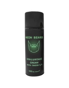 Гиалуроновый крем с Омега 3 6 GREEN NEON Вербена 100 Neon beard