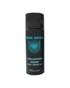 Гиалуроновый крем с Омега 3 6 BLUE NEON Голубая ромашка 100 Neon beard