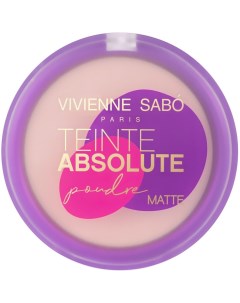 Пудра компактная для лица TEINTE ABSOLUTE MATTE матирующая тон 02 Vivienne sabo
