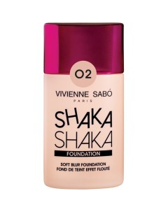 Крем тональный для лица SHAKA SHAKA тон 02 с натуральным блюр эффектом Vivienne sabo