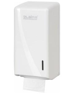 Диспенсер для туалетной бумаги листовой LAIMA PROFESSIONAL ORIGINAL Система T3 белый ABS пластик Лайма
