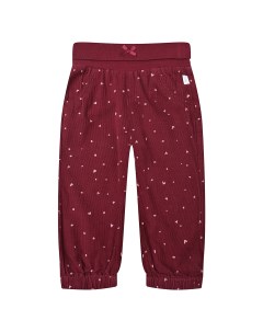 Бордовые вельветовые брюки детские Sanetta kidswear