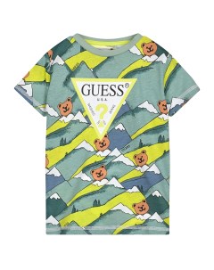 Футболка с принтом мишки детская Guess