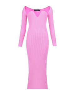 Розовое платье из кашемира Arch4