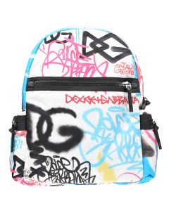 Рюкзак с принтом граффити 37x34x17 см детский Dolce&gabbana