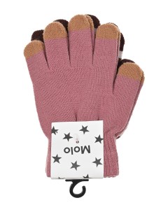 Перчатки 2 шт розовый коричневый детский Molo