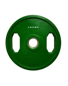 Диск олимпийский d51мм WP078 10 зеленый Grome fitness