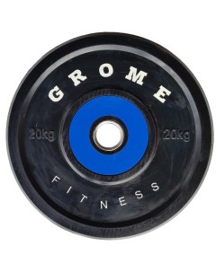 Диск обрезиненный WP 080 20кг Grome fitness