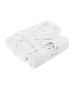 Набор для ванной Халат полотенце 40х60 60х110 Grand textile