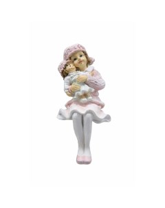 Фигурка декоративная Девочка с куклой 18 см Royal gifts