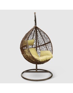Кресло подвесное ure коричневое искусственный ротанг Art and craft furnit