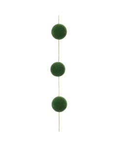 Гирлянда новогодняя Velvet зелёная 180 см Shishi ny