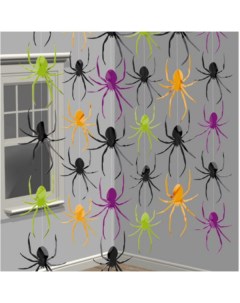 Набор подвесных декораций пауки мультиколор Amscan europe gmbh