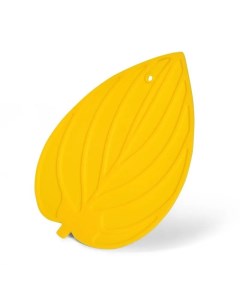Подставка под горячее в форме листа желтый Fissman
