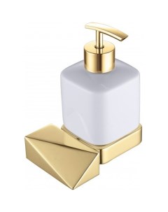 Дозатор для мыла New Venturo золотой с белым 9 7х8 1х18 7 см Boheme