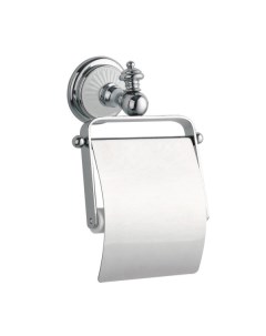 Держатель для туалетной бумаги Bianco Vogue серебряный с крышкой 13 5х13 5х18 см Boheme