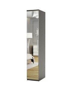 Шкаф для одежды Комфорт МШ 11 40х60 с зеркалом венге Шарм-дизайн
