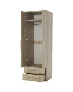 Шкаф для одежды с ящиками Мелодия МШЯ 21 70х60 дуб сонома Шарм-дизайн