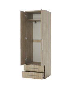 Шкаф для одежды с ящиками Мелодия МШЯ 21 100х45 дуб сонома Шарм-дизайн