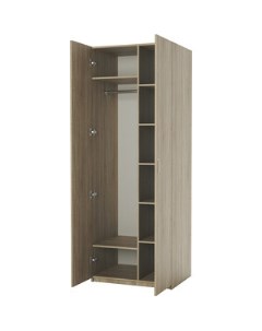 Шкаф комбинированный ДОК 2 90х60 дуб сонома Шарм-дизайн